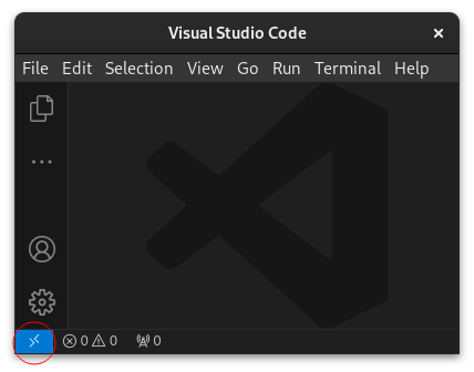Screenshot of VS Code